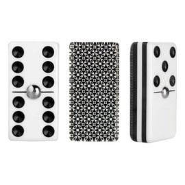 Domino Jumbo 5 Capas Baraja Plata