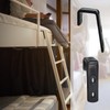 Mewuthede 4pcs Iron Bunk Bed Ladder Brackets, PVC Coated Stainless