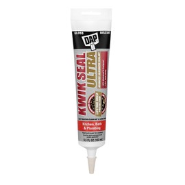 Kwik Seal Ultra Advanced Kitchen and Bath Siliconized Sealant, Biscuit, 5.5 Oz (7079818916)