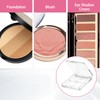 4 Pcs Empty Lipstick Palette,Transparent Eyeshadow Powder Makeup Palette Pigment