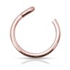 Fake Clip On Nose Ring 20g - Tiny Faux Piercing