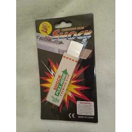 White Shock Gum Gag Gift Toy Fun Shocker Fake Chewing Gum New Retail Packaged