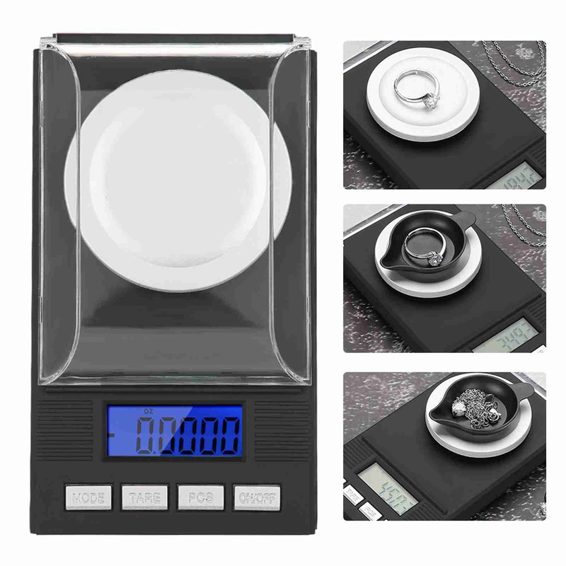 Mini Portable High Accuracy 0.001g Pocket Jewelry Scale with LED