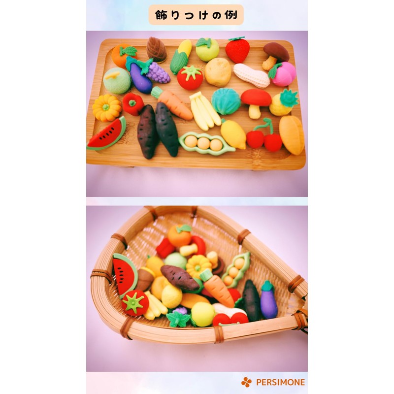 PERSIMONE Mini Erasers Funny Stationery School Educational Miniature Assemble Pretend