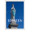 Ontrada Blechschild 12x18cm gewölbt Heiligtum Frau von Lourdes Kirche Schild
