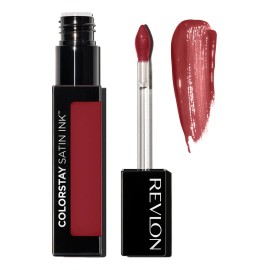 Labial Líquido Revlon Colorstay Satin Ink | Silky Sienna | Larga duración y acabado satinado | Resistente al agua