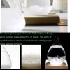 Enkrio Storm Glass Weather Predictor, Barometer Bottle with Wood Base
