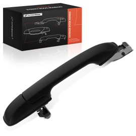 A-Premium Rear Right Passenger Side Exterior Door Handle Compatible with Honda Pilot 2003 2004 2005 2006 2007, Textured Black, Replace# 72640-S9V-A01ZA