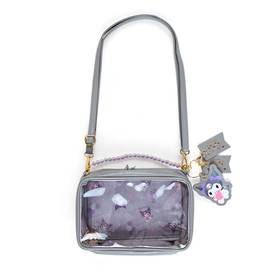 Sanrio Shoulder Bag Kuromi, Kuromi-chan, 5.5 x 8.7 x 3 inches (14 x 22 x 7.5 cm), Character 207080 SANRIO