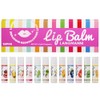 Lip Balm, Flavored Moisturizing Lip Balm Variety Pack, 12 Flavors: