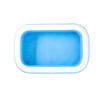 Bestway 54006 Family Rectangular Inflatable Pool, 262 x 175 x