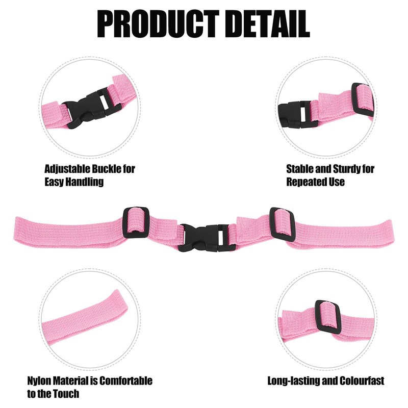 GOWTX 4Pcs Backpack Chest Strap, Sternum Strap Secures for Backpack,