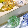 Ieron Crystal Glass Hedgehog Statue Collectible Figurine Stained Glass Art