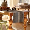 Abstract Art Deep Brown Table Runners Washable Non-Slip Rectangle Dresser