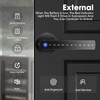 Smart Fingerprint Door Lock,Keyless Entry Keypad Door Lock with Handle,Automatic