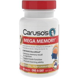 Caruso’s Natural Health Caruso's Mega Memory Tab X 60