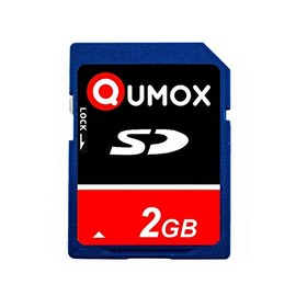 QUMOX 2GB 2048MB SD Memory Card for Camera Phone mp3 mp4 fm Transmitter 2pcs Pack