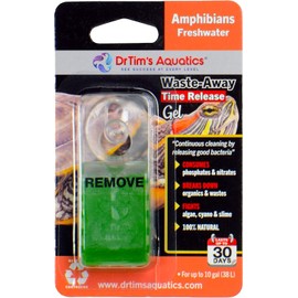 DrTim’s Aquatics Waste-Away Gel Fish Tank Cleaner for Freshwater Aquariums – Unclogs, Cleans, Removes Hidden Fish Food Waste – for Turtle Tanks – Small, Single Pack