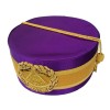 MASONIC Grand Master Crown Crowns CAP Purple HAT Size 59