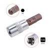 TA-VIGOR 3Pcs Hex Bit Socket, 1/4" Drive x H6 (6mm)