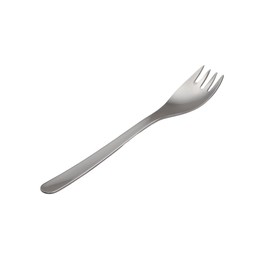 Sori Yanagi Simple Form Cutlery for Easy Use, Tsubamesanjo Stainless Steel Fish Fork, Sleek Design for Smooth Texture, Dishwasher Safe, Brushed Finish