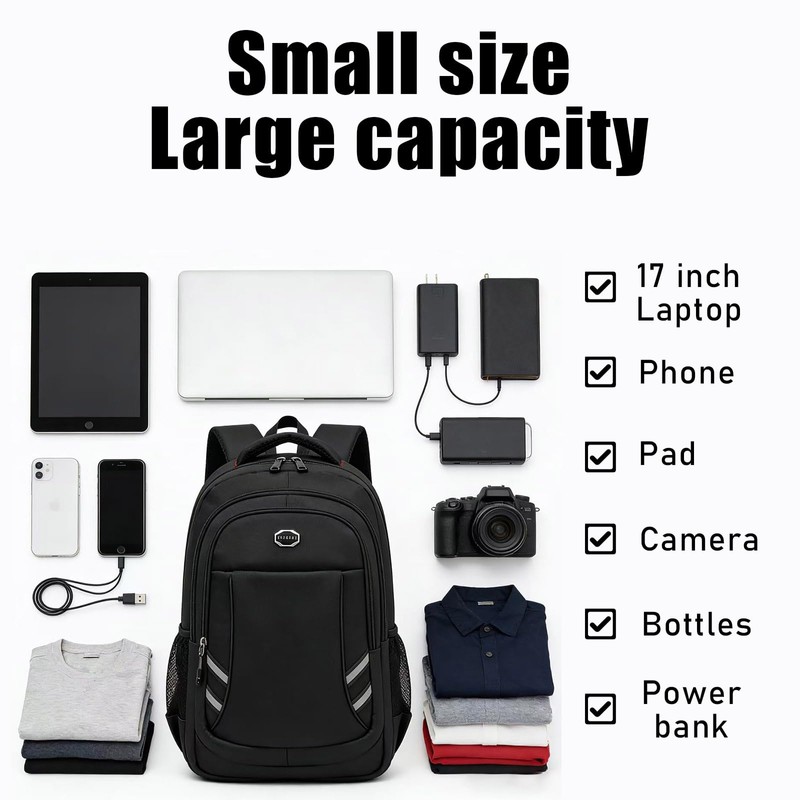 PEAGLOB Travel Backpack Personal Item Carry On 20L Backpack Flight
