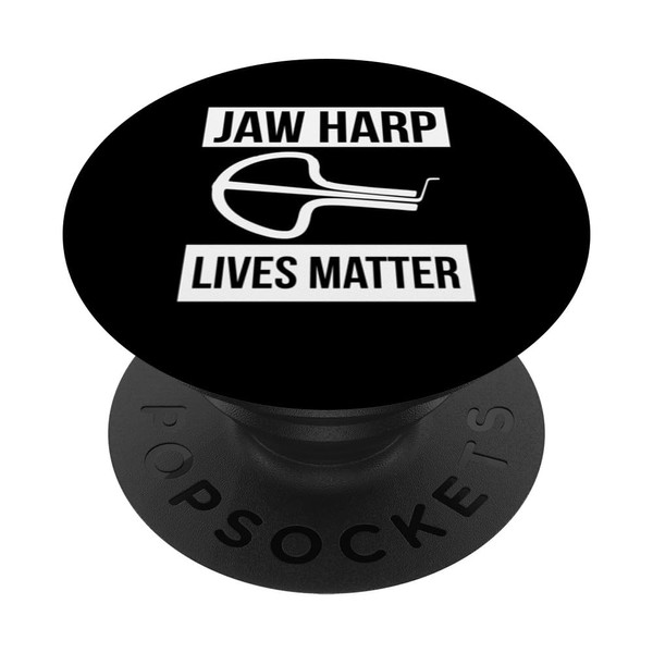 Jaw Harp Lives Matter Jaw Harp Player PopSockets Standard PopGrip