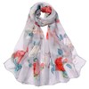 FAIRYGATE Tuch Damen Elegant Schal Grau Damen Seidenschal Halstücher Kopftuch