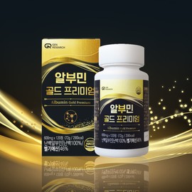 Zen Research Albumin Gold High-Concentration Albumin 600mgx120 Tablets, 120 Tablets, 2 / 알부민 골드 난백 고함량 알부민 600mgx120정 120정, 2개