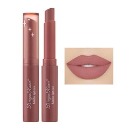 DRAGON RANEE Long Lasting Lipstick, Moisturizing Matte Lip Balm, Easy Coloring Lip Sticks For All Occasions Lip Makeup, Girls And Women Makeup Accessories, Velvet Matt Finish Lip Gloss, Christmas Gift - Color: Red, Specification: one-size