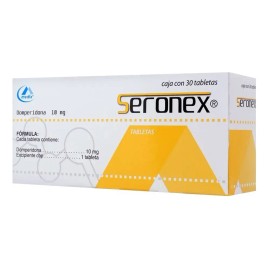 Seronex Tableta 10 Mg, 30 Tabletas