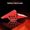 Safety Valve Lock Red Rust Resistance Rugged Friction Reduction Standard