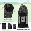 Pikpops Golf Push Cart Accessories - Backside Extension Storage Bag,
