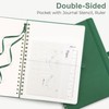 RETTACY Bullet Dotted Journal - A4 Notebook Hardcover Leather Journal,Dot