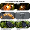 Solar Garden Lights Outdoor Decorations: 4 Pack Upgraded 8 LED