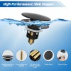 Hibbent 2 pcs Universal Bathroom Sink Plug Stopper Wash Basin
