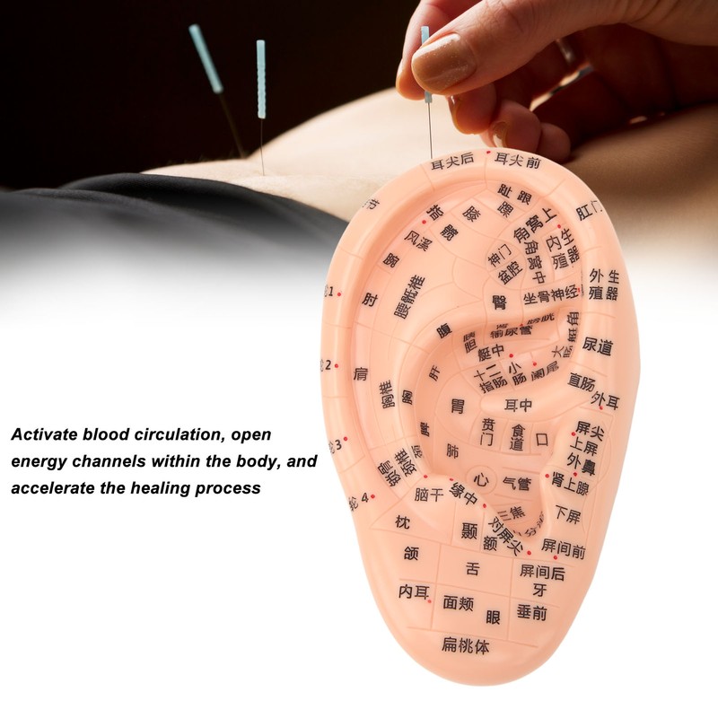 600Pcs Acupressure Ear Beads Massage Acupoint Pressure Stimulation Paste Ear