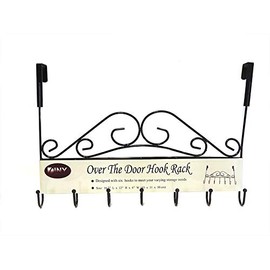 Over The Door Hook Rack - Ideal for Hanging Coats, Sweaters, Bags, and More