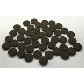 Shepherd Hardware 9425 Self-Adhesive Felt Surface Protection Pads, Assorted Sizes, 46-Count, Brown