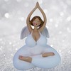 Pommerntraum ® Decorative Figure Yoga Angel Ruby Angel Mollyangel Guardian