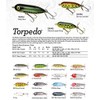 Heddon Torpedo Prop-Bait Topwater Fishing Lure with Spinner Action, Brown