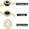 QMTCYXGS 1pk C3-2 Trimmer Head & 1pk Spool & 1pk