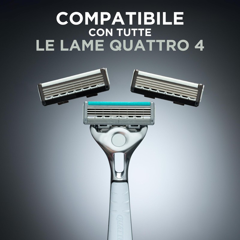 Wilkinson Sword - Rasoio Quattro Sensitive - Confezione con 1