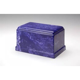 Cultured Marble Cremation Urn, Cobalt color, Great price