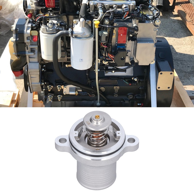 Thermostat Assembly 4133L507 Replacement for Perkins Engine 1104DE44T 1104DE44TA 1106DE66TA
