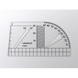 Banco Calligraphy Guidelines Ruler (Parallel and Sloped Lines)
