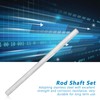 10Pcs Stainless Steel Rod Round Straight Shaft Bar 8mm Accessory