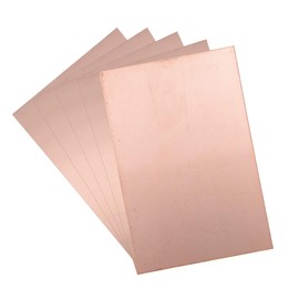 sourcing map Pack of 5 Double-Sided Copper-Clad Laminate PCB Circuit Board FR4 180 x 120 mm 7.09 x 4.72 Inch 1.5 mm Thickness DIY Prototype PCB Board Name Plate