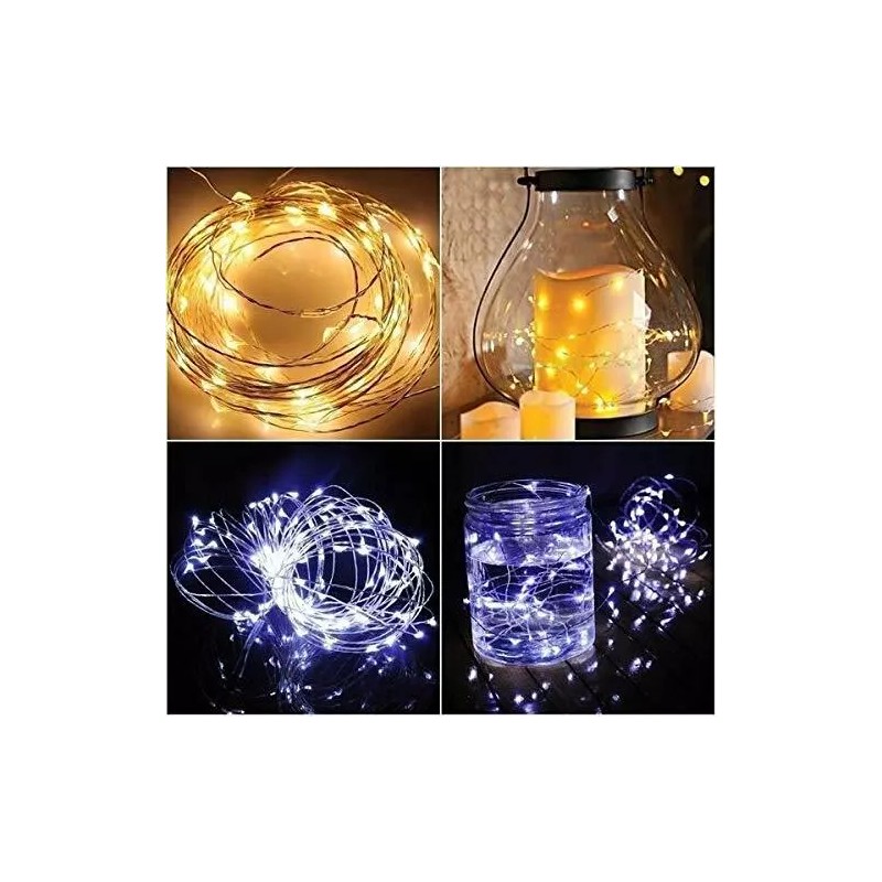 Fantado 20 Warm White LED Copper Wire Micro Strand Fairy