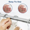 Final Friday 12 Shower Curtain Hooks Rust Proof, Bathroom Set